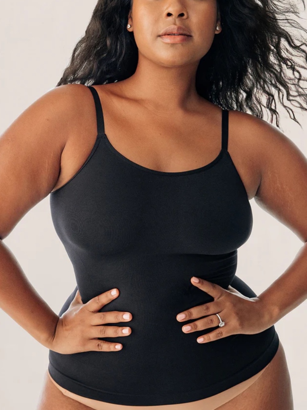 NWOT Shapermint Black Seamless Shaping Cami